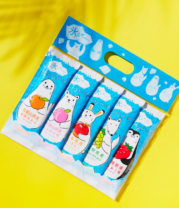 氷らせバー5個入り（チャックバック入り）1,188円（税込）